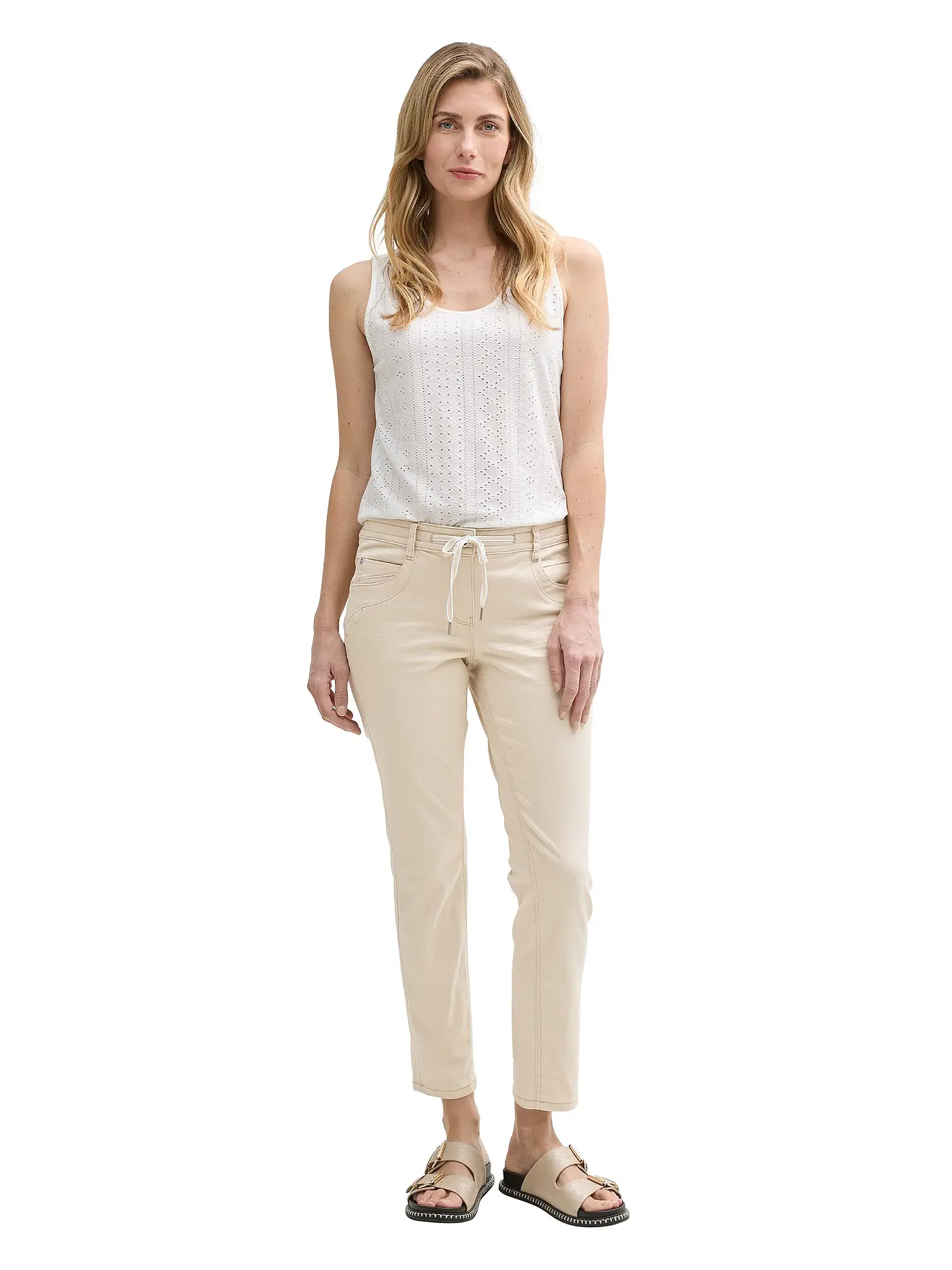 TOM TAILOR | Hose 7/8 | beige